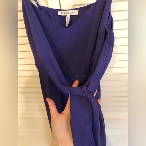BCBGeneration Purple Wrap Maxi Dress - Picture 8 of 9